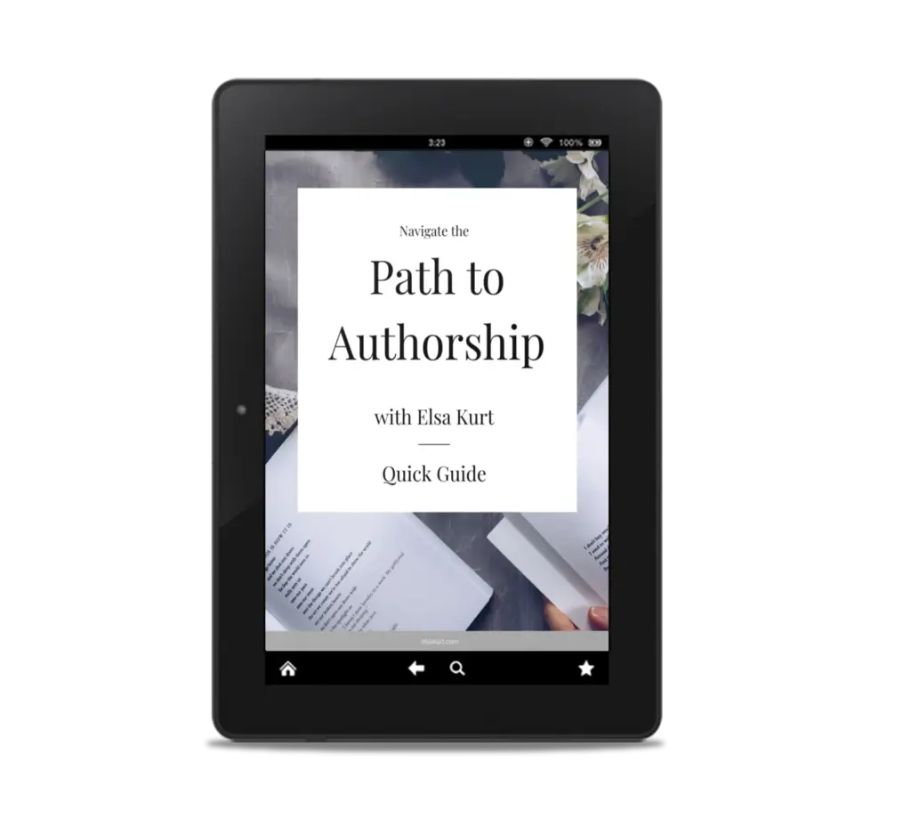 path to authorship with elsa kurt