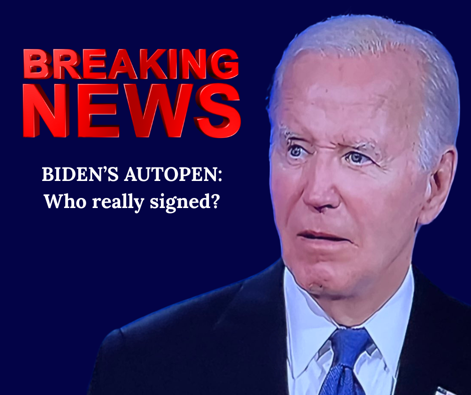 breaking news, biden autopen pardons void