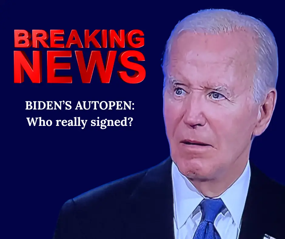 breaking news, biden autopen pardons void