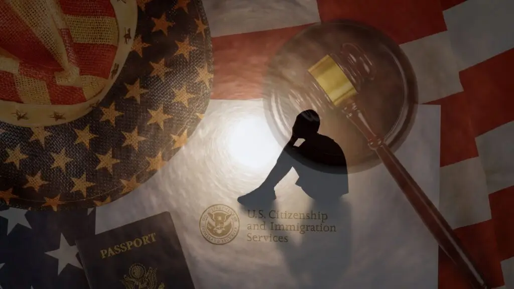 Image of migrant children boarding a plane at night, symbolizing the controversial midnight flights during the Biden administration’s mishandling of migrant child placements.