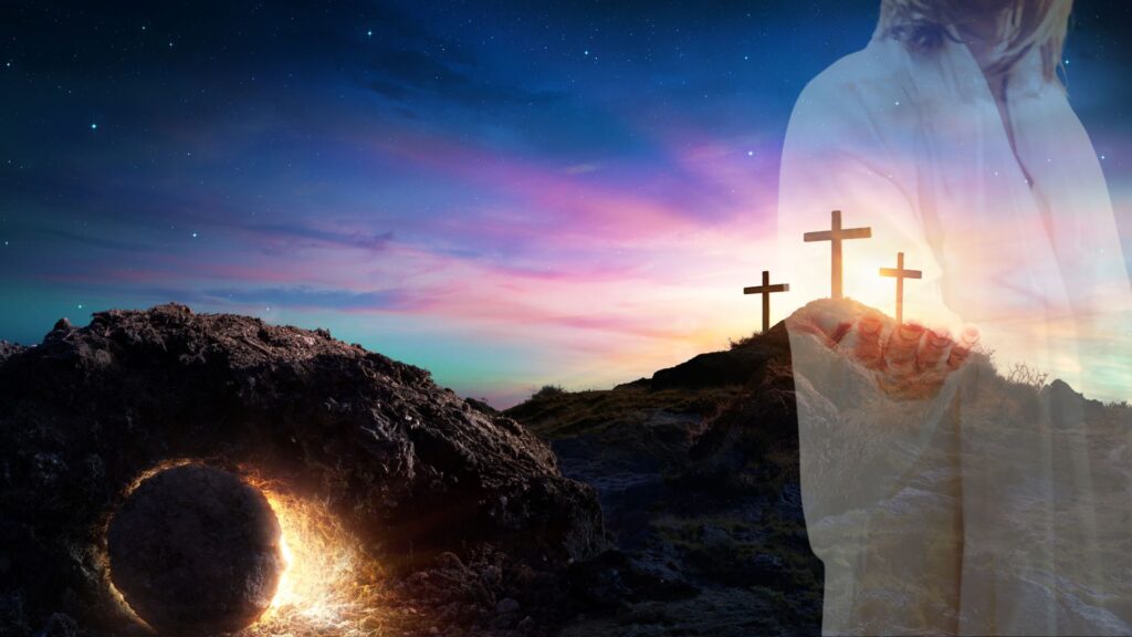 Easter story thieves on the cross